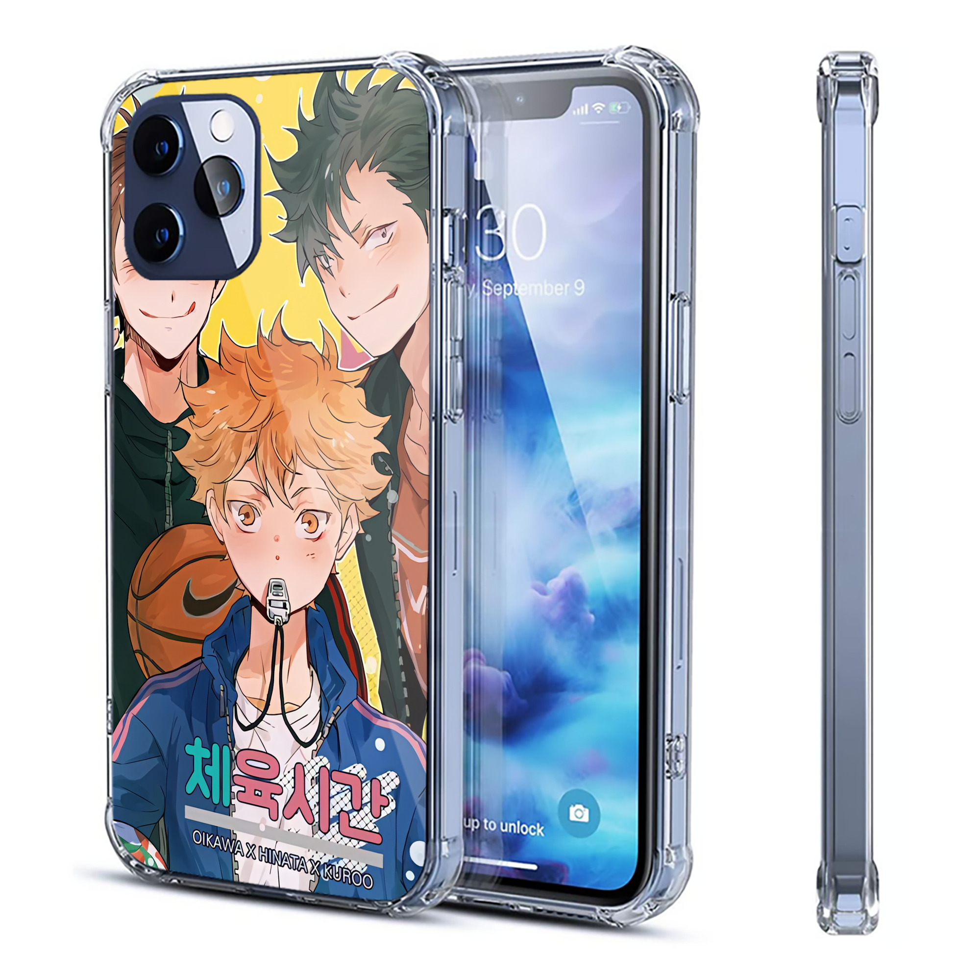 （画像用） ハイキュー!! Haikyu!! 【iPhone 12シリーズ対応】透明スマホケース（クリアソフトケース）